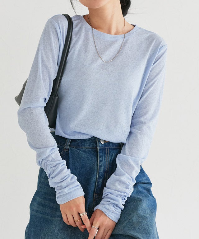 162cm / サックス / M