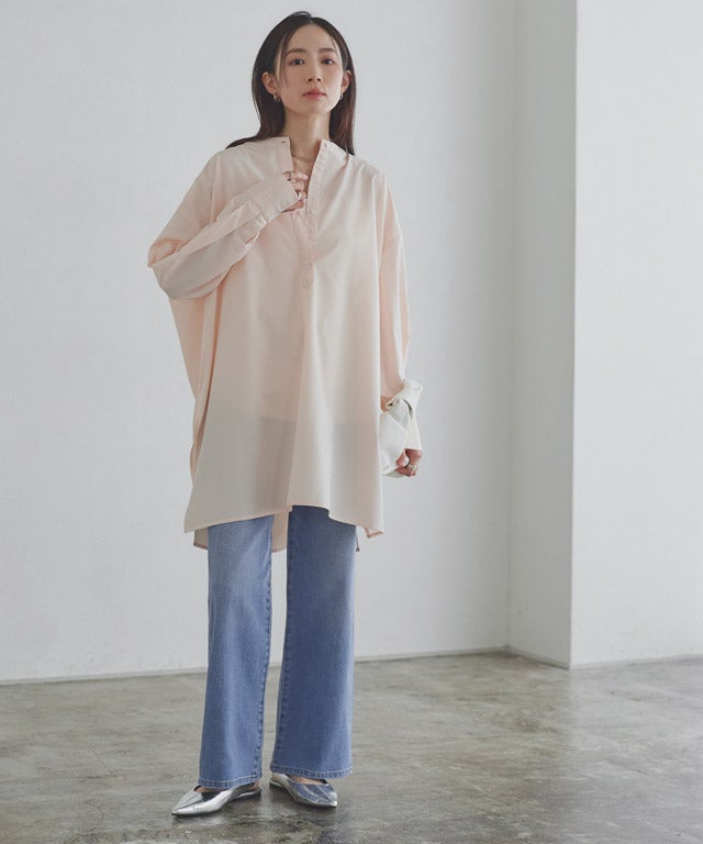 163cm / ライトピンク×ブルー / M