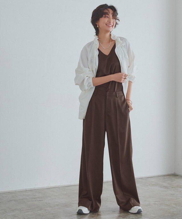 RASW]サテンストレートパンツ | 【公式】Pierrot（ピエロ）レディース