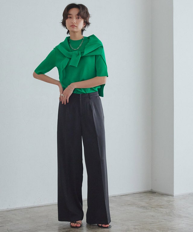 RASW]サテンストレートパンツ | 【公式】Pierrot（ピエロ）レディース