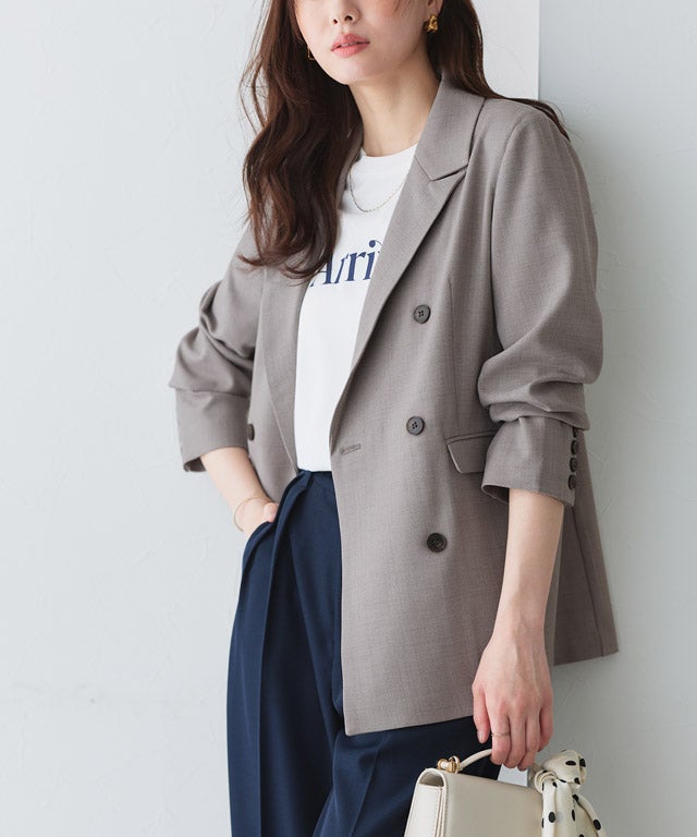 167cm / 杢グレージュ / Atype / M