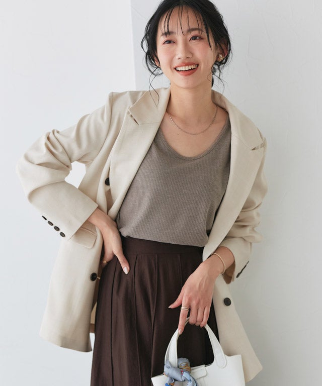 162cm / 杢ライトベージュ / Atype / M