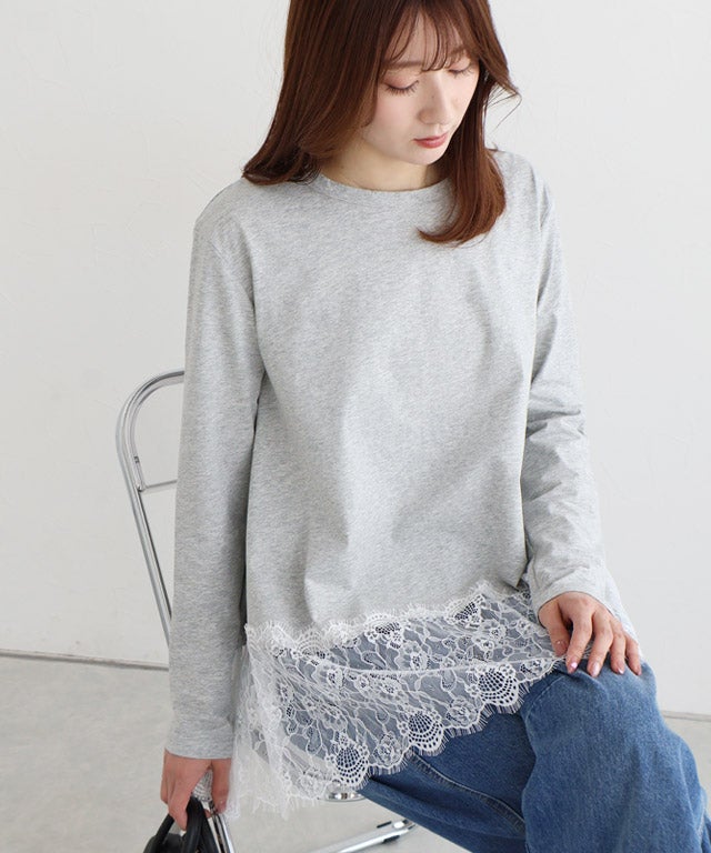 163cm / ライトグレー / M