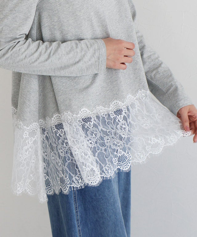 163cm / ライトグレー / M