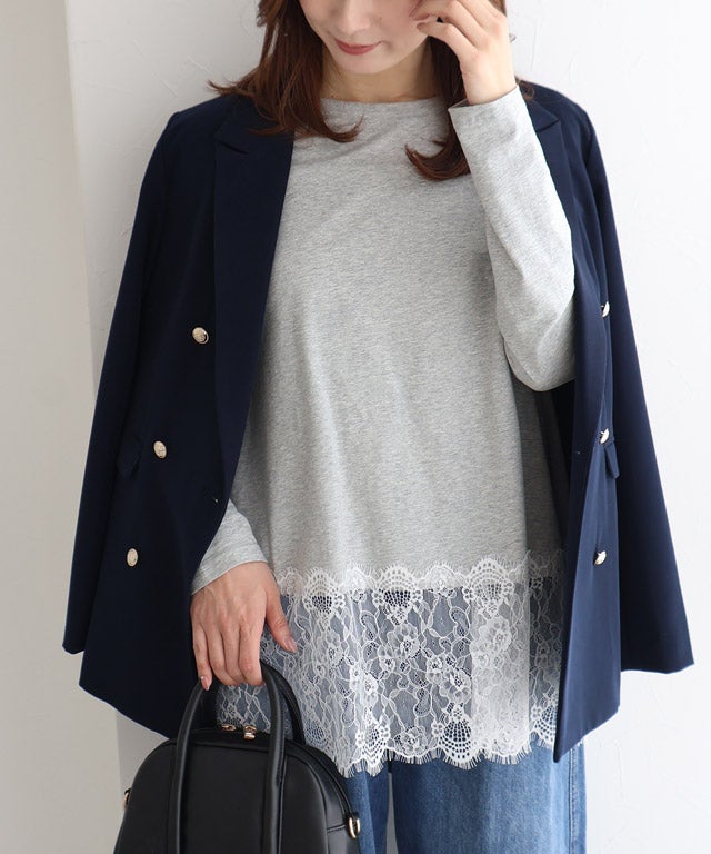 163cm / ライトグレー / M