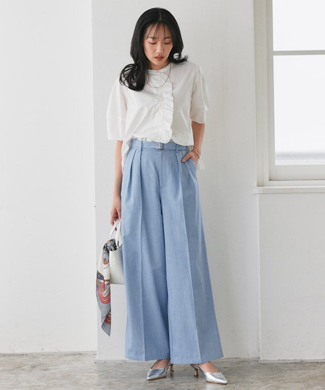 163cm / サックス / M