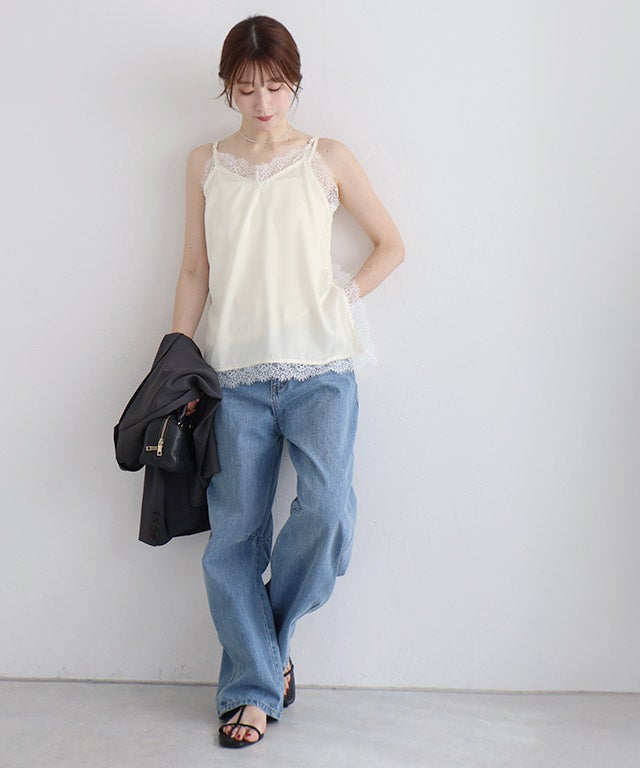 163cm / アイボリー / M