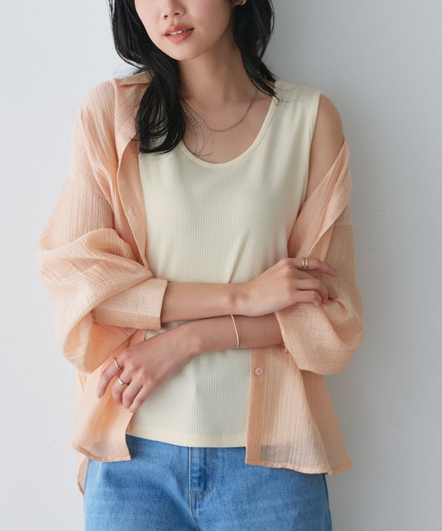 162cm / 生成 / キナリ / Uネック / M