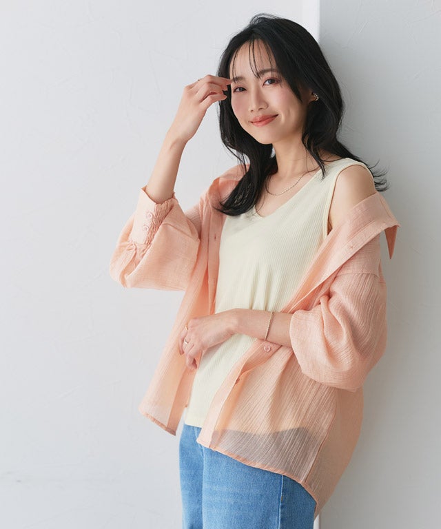 162cm / 生成 / キナリ / Uネック / M