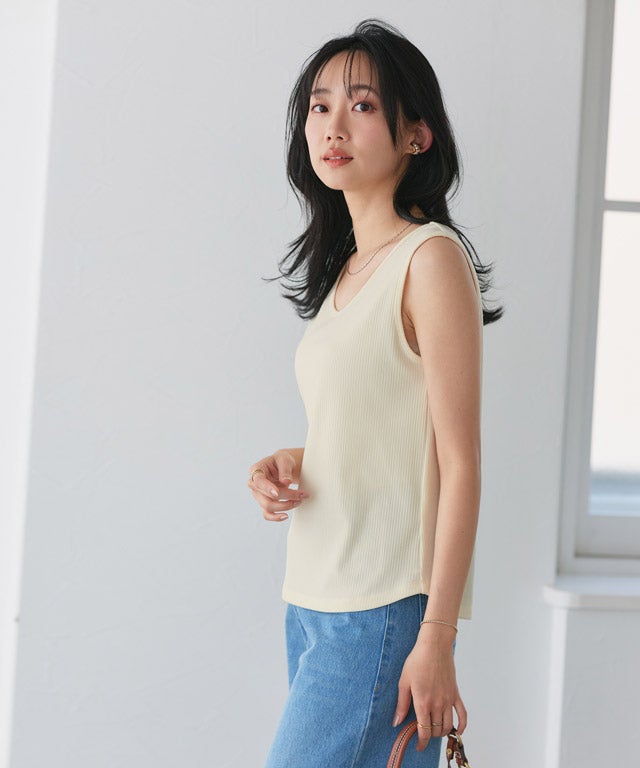 162cm / 生成 / キナリ / Uネック / M