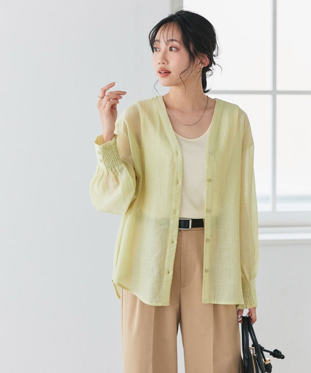 162cm / 生成 / キナリ / Uネック / M