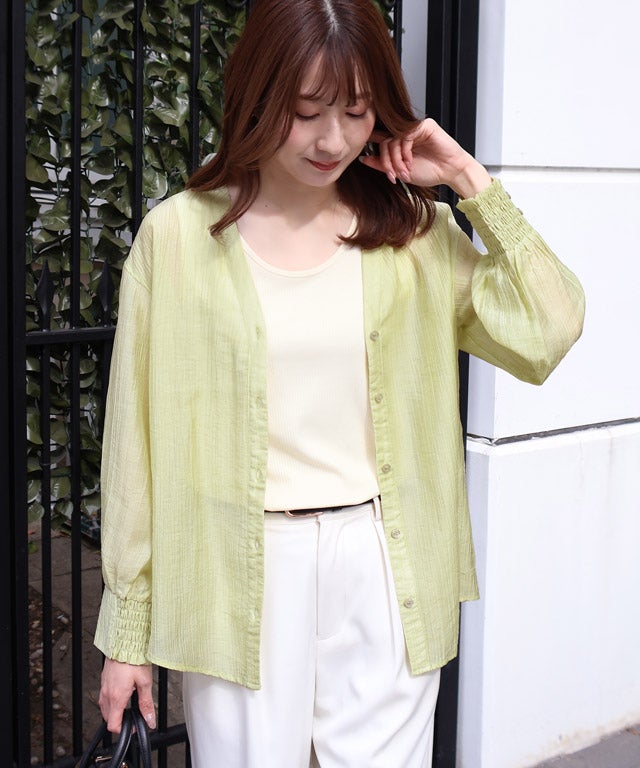 163cm / 生成 / キナリ / Uネック / M