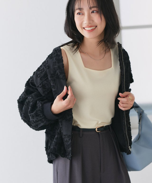 162cm / 生成 / キナリ / スクエアネック / M