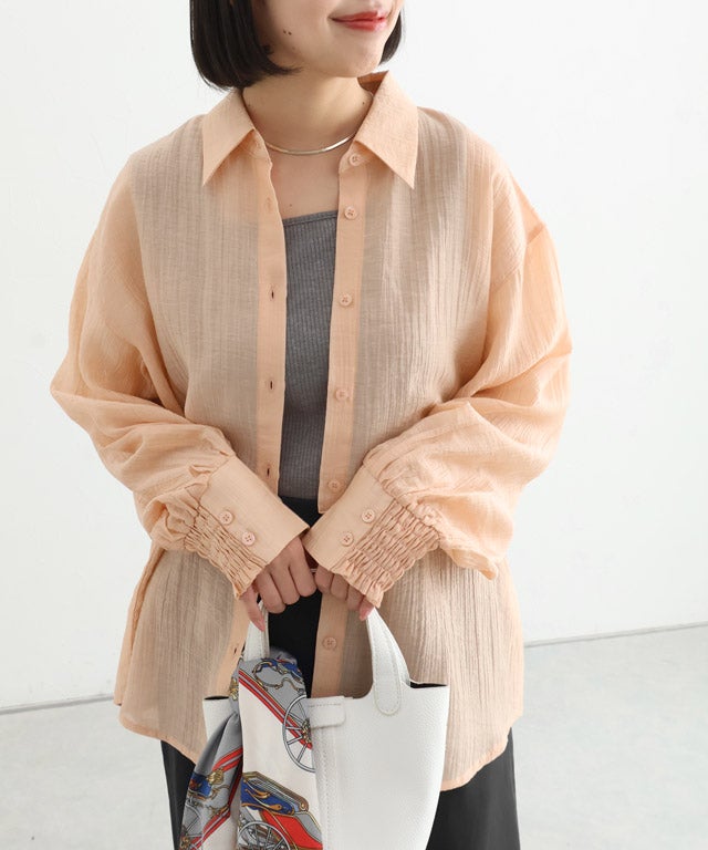 150cm / 雨音グレー / 杢グレー / スクエアネック / M