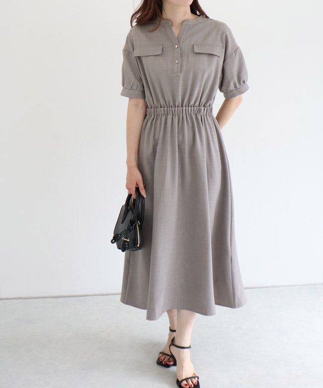 163cm / 杢グレージュ / M