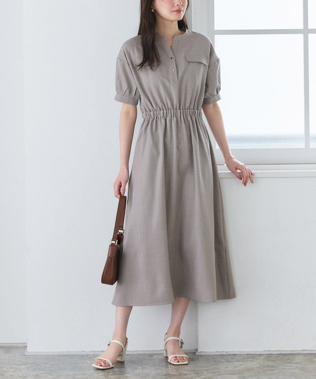 167cm / 杢グレージュ / M