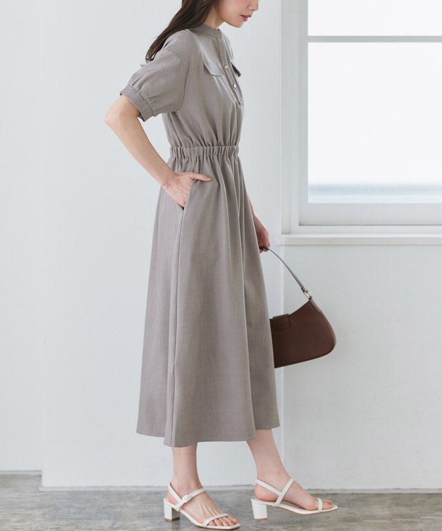 167cm / 杢グレージュ / M