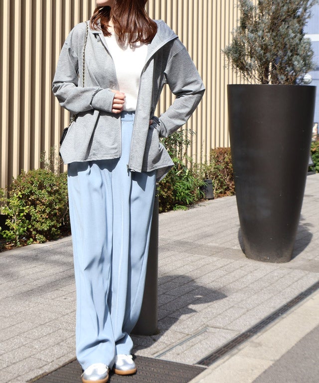 163cm / 杢グレー / M