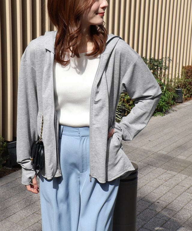 163cm / 杢グレー / M