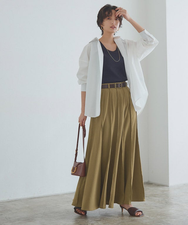 166cm / オリーブベージュ / M