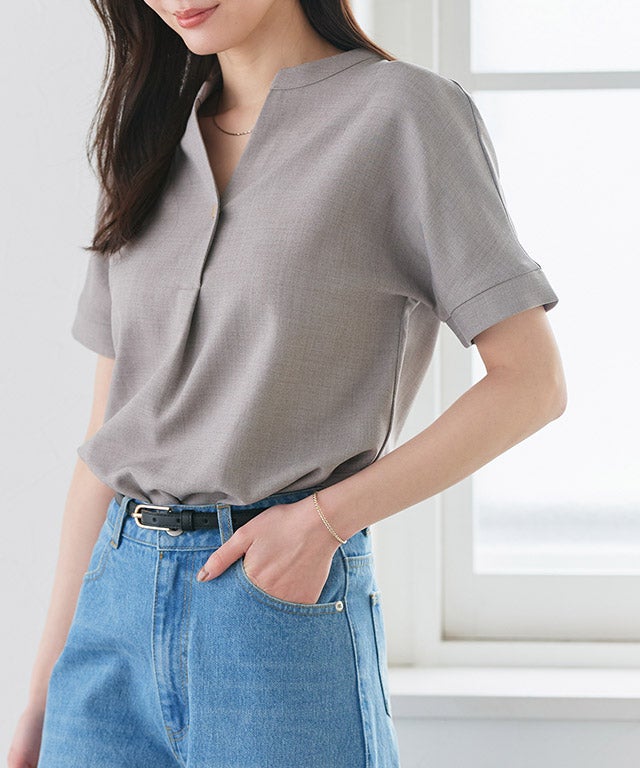 167cm / 杢グレージュ / M