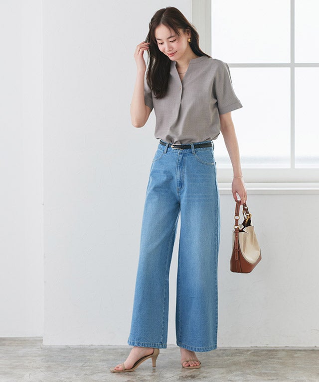 167cm / 杢グレージュ / M