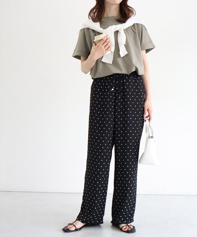 163cm / モカグレー / クルーネック / M