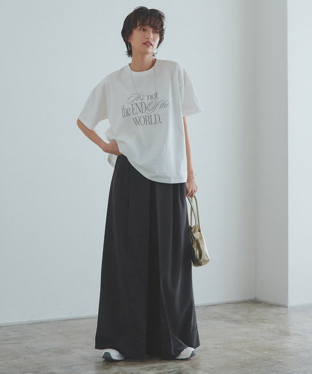 166cm / オフホワイト×ブラック / M