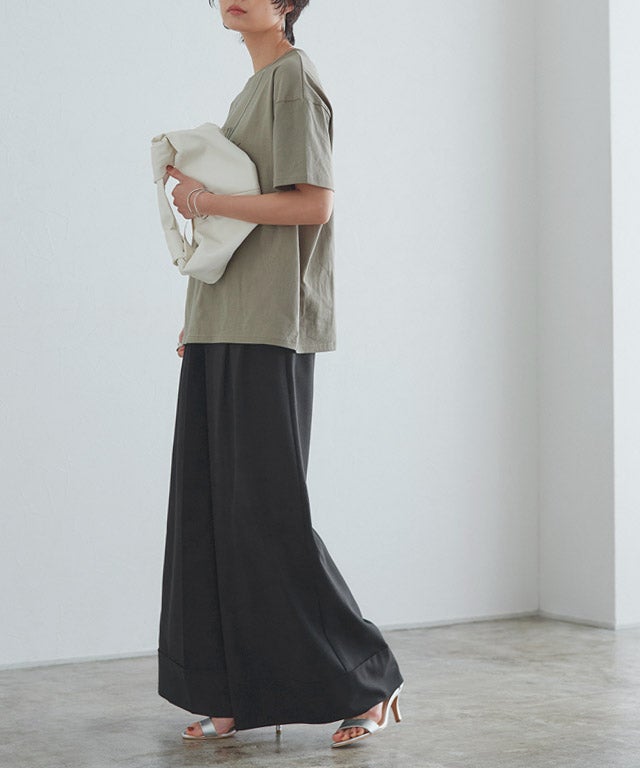 166cm / カーキ×ブラック / M