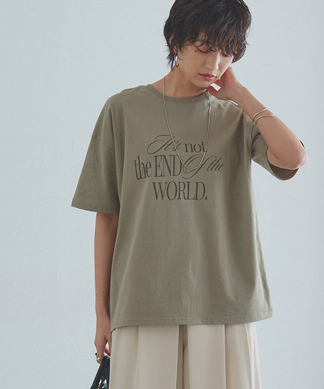 166cm / カーキ×エクリュ / M