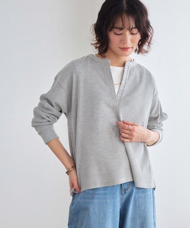 163cm / 杢グレー / M