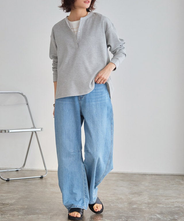 163cm / 杢グレー / M