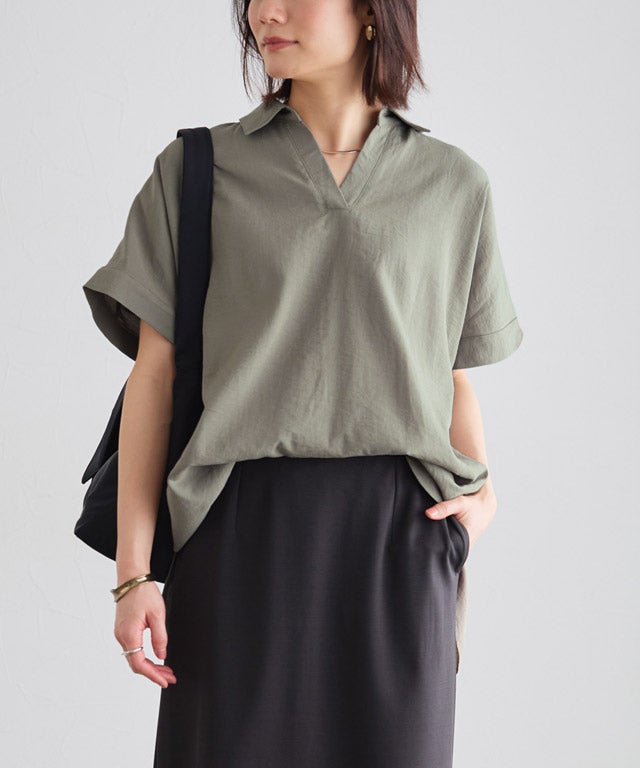 163cm / ライトカーキ / M