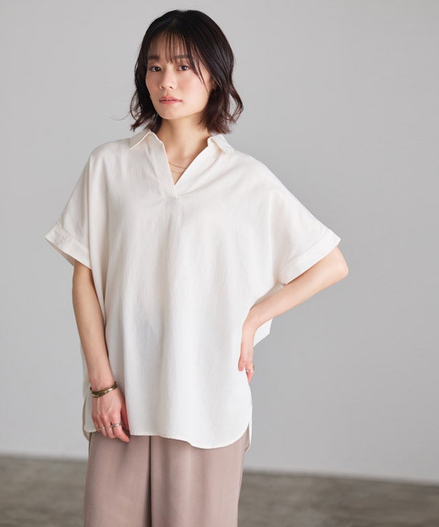 163cm / アイボリー / M