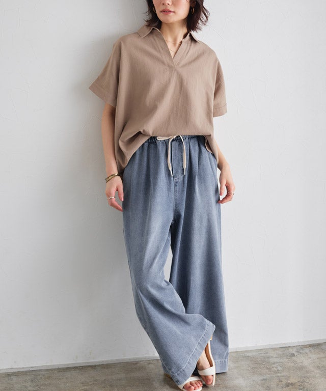 163cm / サックス / M