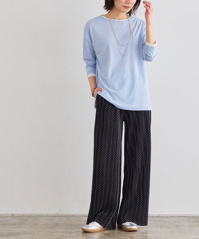 163cm / ドット / ブラック / M