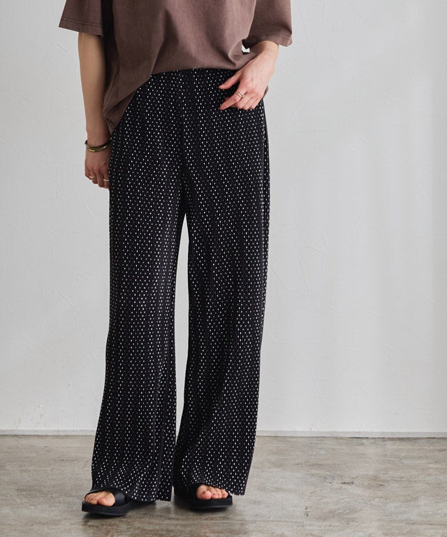 163cm / ドット / ブラック / M