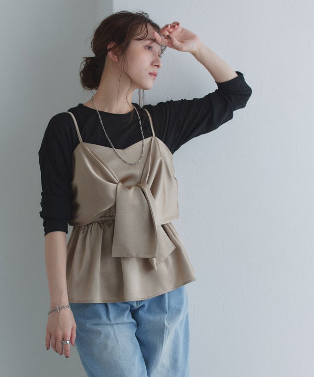 160cm / グレージュ / M