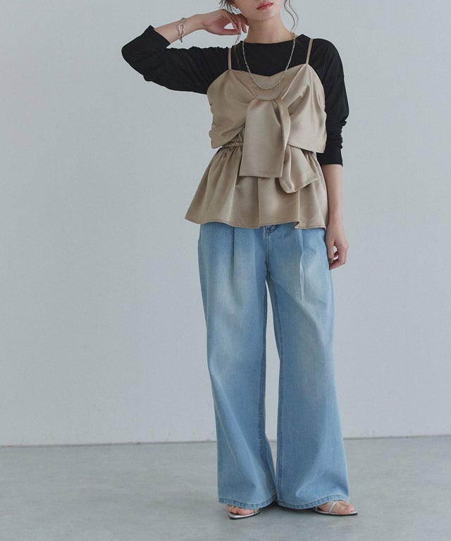 160cm / グレージュ / M