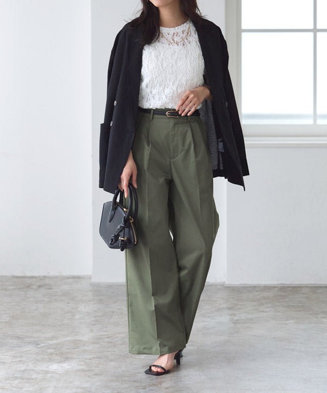 162cm / グレイッシュカーキ / M