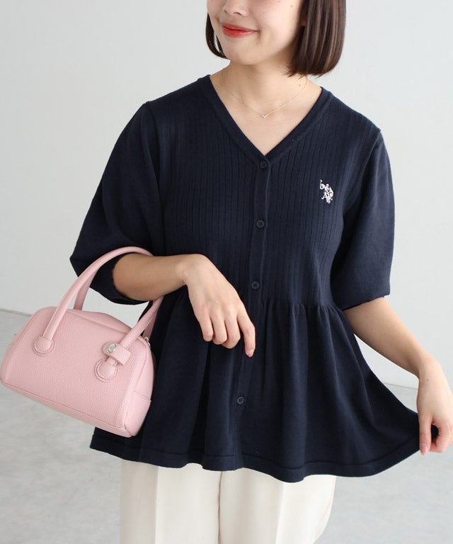 150cm / ネイビー×オフホワイト / M