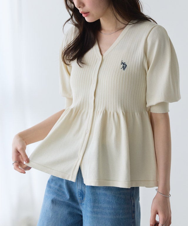 167cm / アイボリー×ネイビー / M