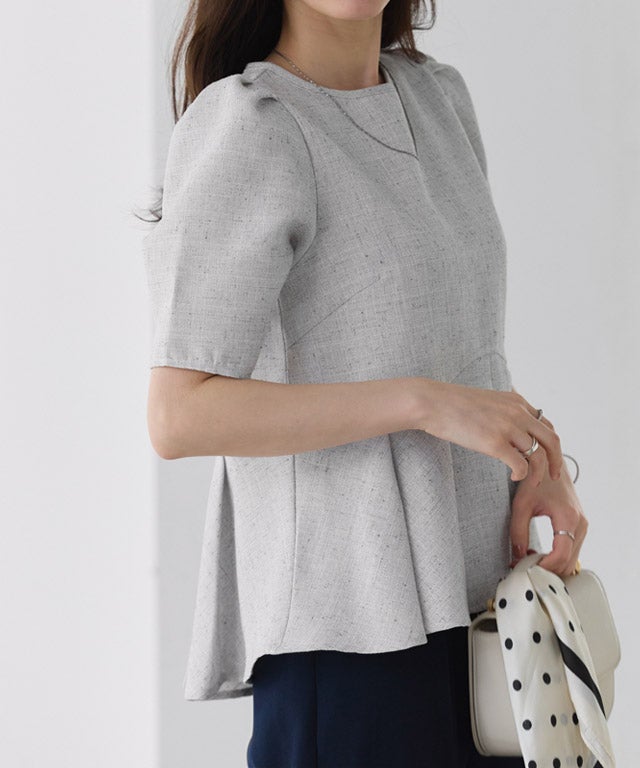 163cm / ツイード / アイスグレー / M