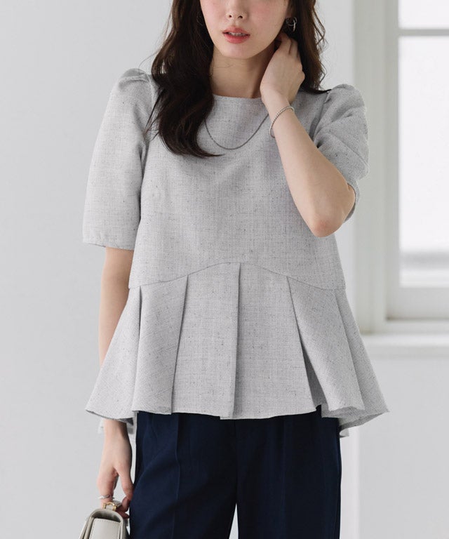 163cm / ツイード / アイスグレー / M