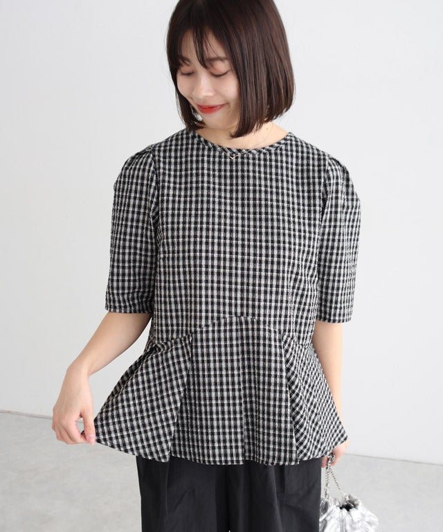150cm / ギンガム / ブラック / M