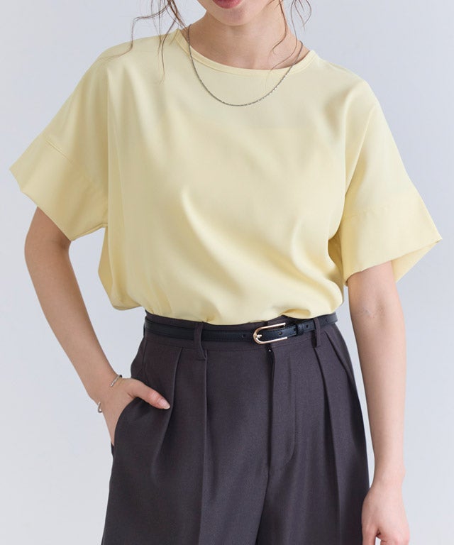 PEREMANENTE ペルマネンテ ブラウス&パンツ イージーケア】ジョーゼットドルマンTブラウス【Pierrot】【スピード