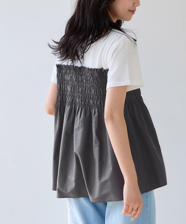 162cm / オフホワイト×チャコール / M