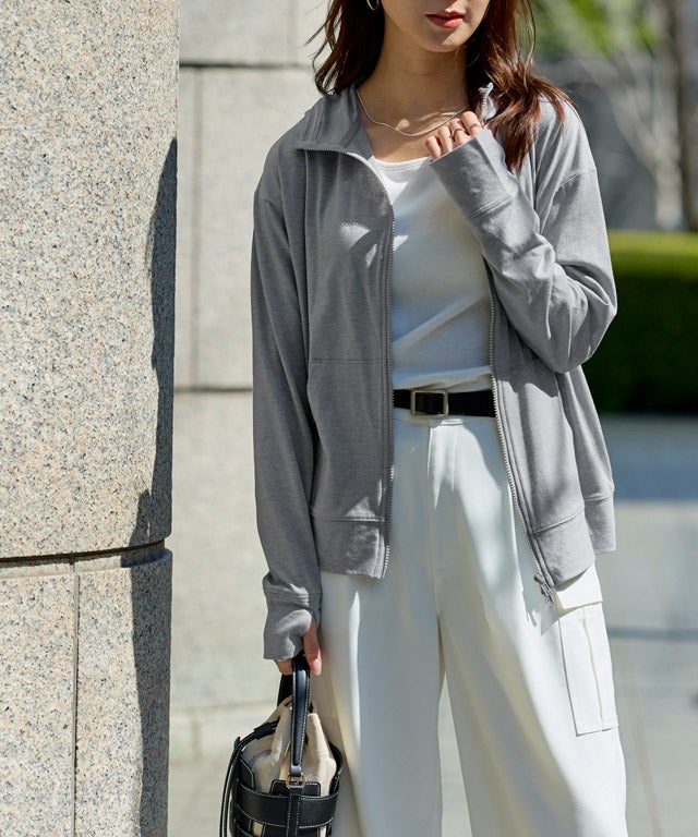 163cm / 杢グレー / M