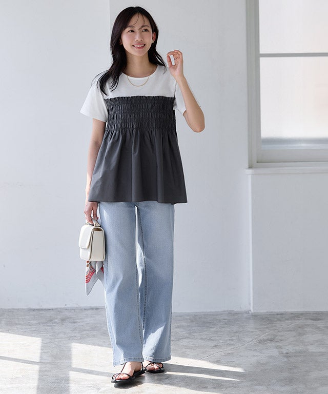 162cm / サックス / M