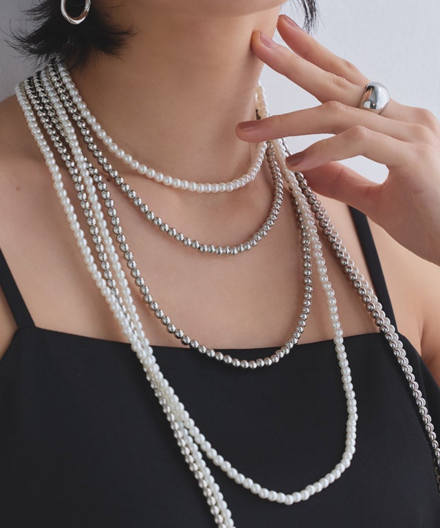 ホワイト / シルバー / F